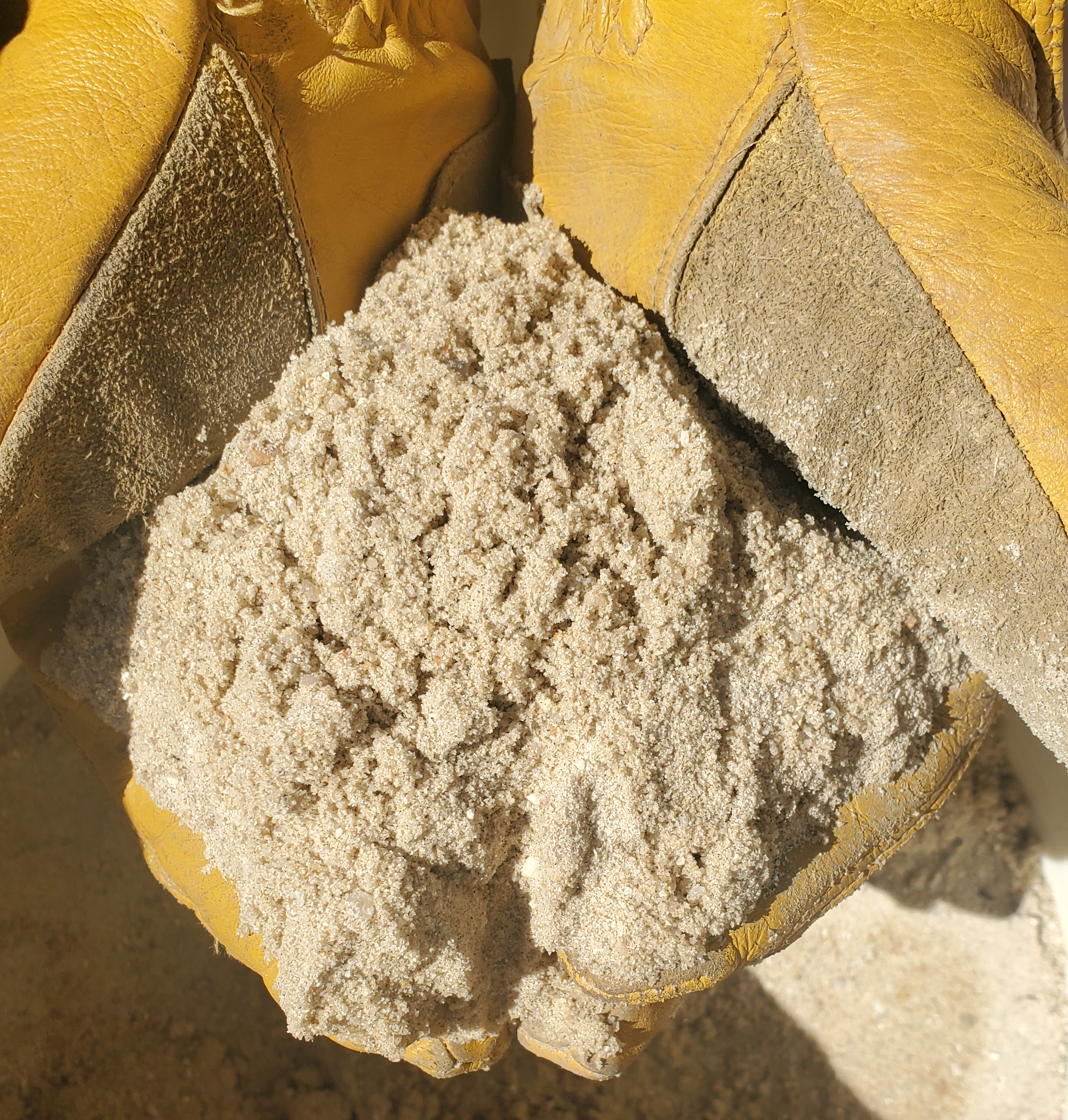 image of mortar sand