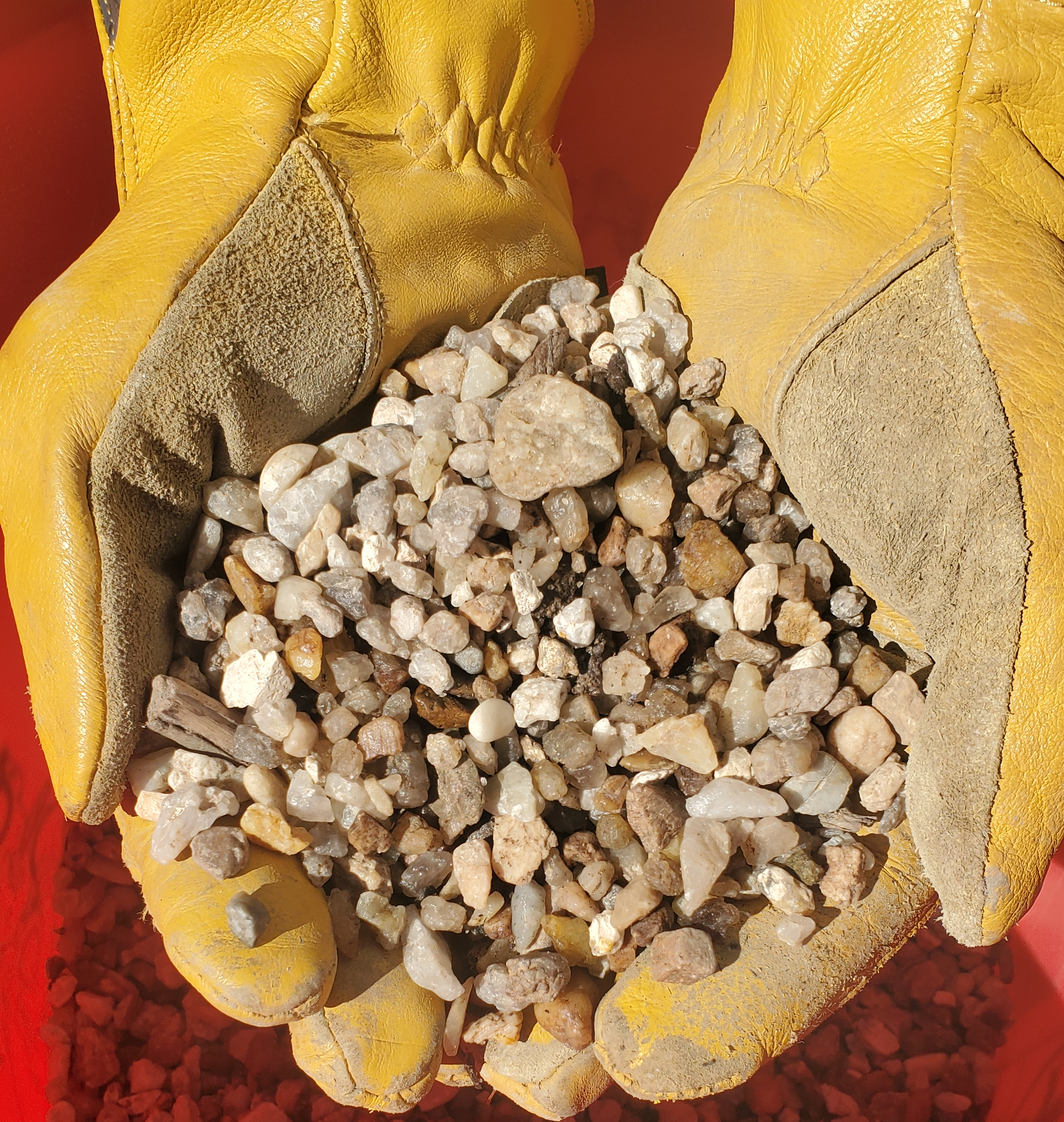 image of pea gravel